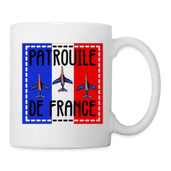 Patrouille de France meeting aérien armée de l'air - Mug blanc - blanc - Droite
