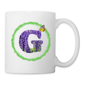 lavendel g - Tasse - Weiß - Rechts