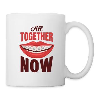 Zahnspange Kieferorthopäde Zahnarzt - Tasse - Weiß - Rechts