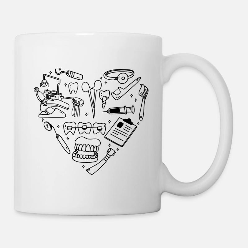 Assistante dentaire Dentiste - Mug blanc - blanc