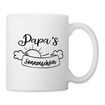Papas Sonnenschein - Tasse - Weiß - Rechts