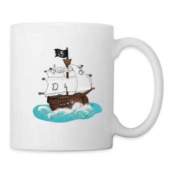Pirates marine pirate capitaine capitaine - Mug blanc - blanc - Droite