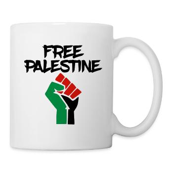 free palestine fist fist - Mug - white - Right