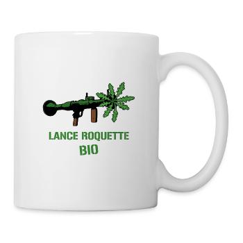 LANCE ROQUETTE BIO ! (cuisine, écologie) - Tasse - Weiß - Rechts