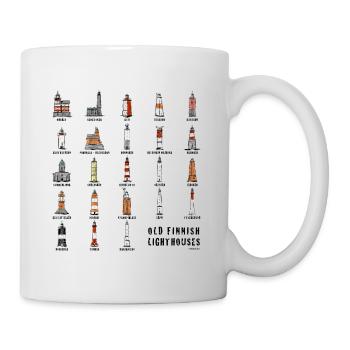 FINNISH LIGHTHOUSE Shirts, textiles and gift products - Mug - white - Right