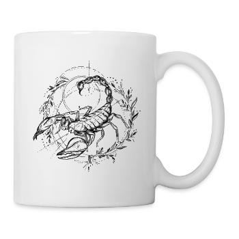 Skorpion - Sternzeichen - Tasse - Weiß - Rechts