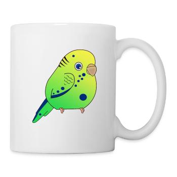Budgerigar, Small Budgerigar - Mug - white - Right