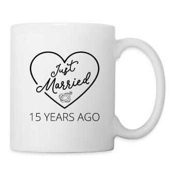 Just Married 15 Years Ago III - Mug - white - Right