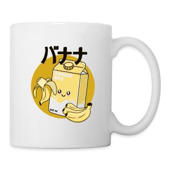 Lait de banane - Mug blanc - blanc - Droite