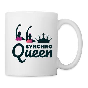 Synchro Schwimmer Synchronschwimmen Lustig - Tasse - Weiß - Rechts