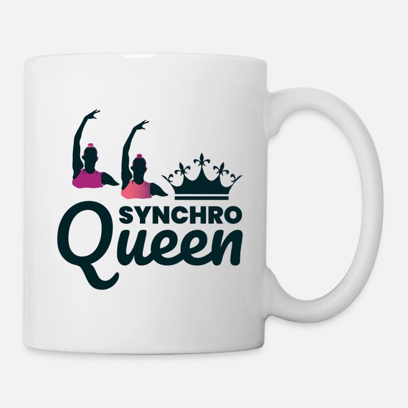 Nageur synchro Nageur Natation synchronisée Drôle - Mug blanc - blanc