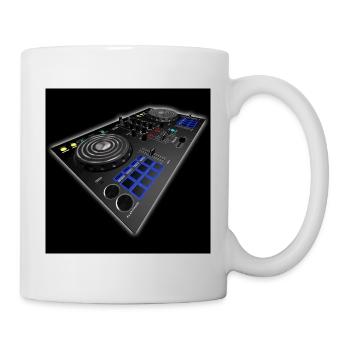 DJ turntable - Mug - white - Right
