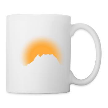 Grimming sunset - Tasse - Weiß - Rechts