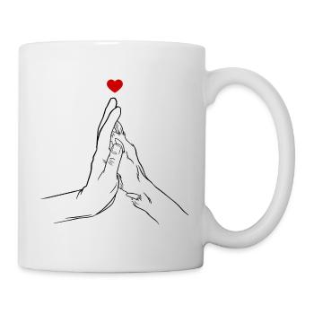 CHIEN AMOUR DE CHIEN PATTE DE CHIEN - Mug blanc - blanc - Droite