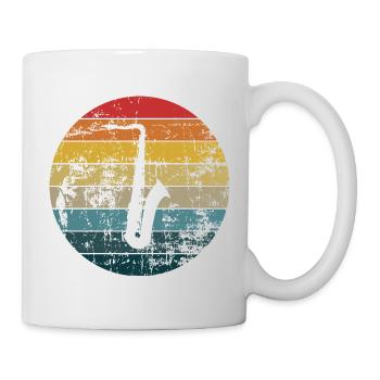 SAXOPHONE SAXOPHONE SAXOPHONIST - Mug - white - Right
