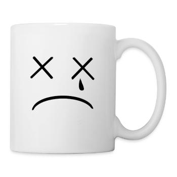 sad face - Mug - white - Right