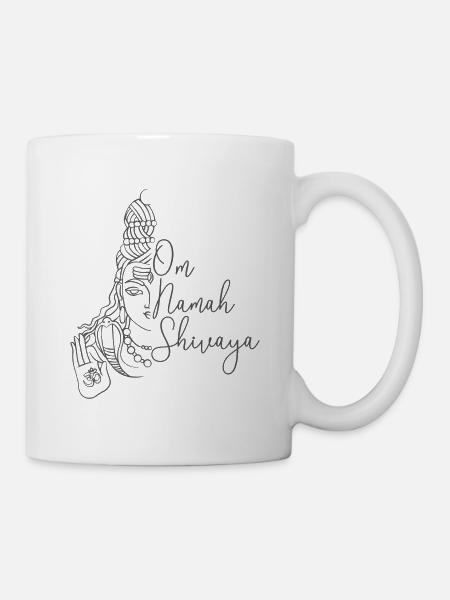 Om Namah Shivaya - Mug - white