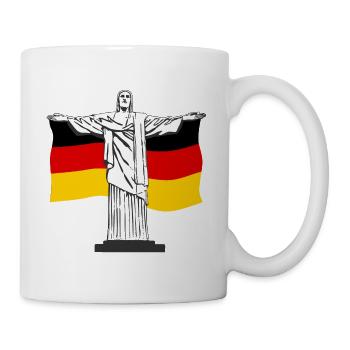 Rio de Janeiro Cristo Jesus Statue Germany Fla - Mug - white - Right