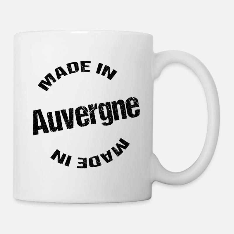 made in auvergne - Mug blanc - blanc