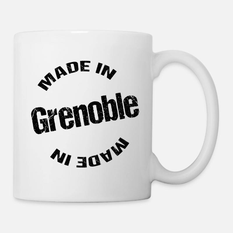 made in grenoble - Mug blanc - blanc