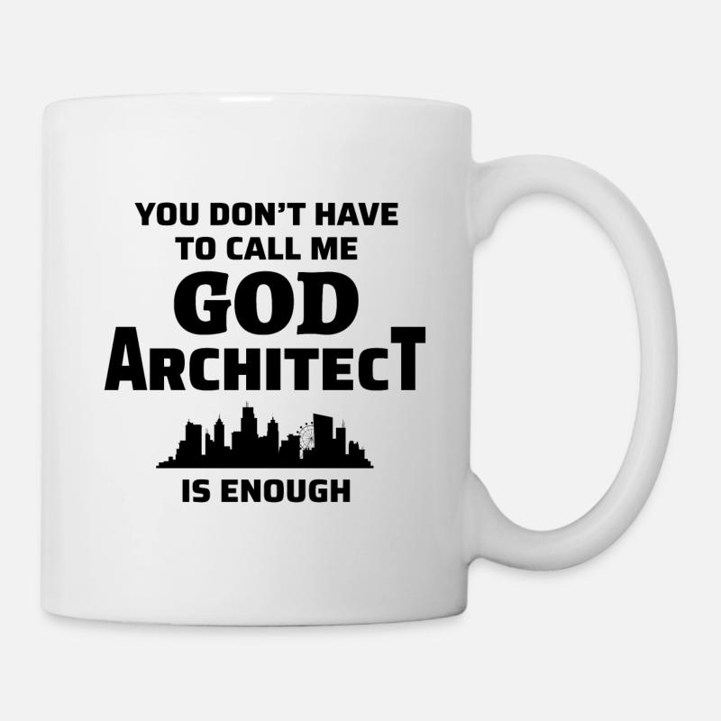 Architecte Architecte Étudiant Architecte Drôle - Mug blanc - blanc