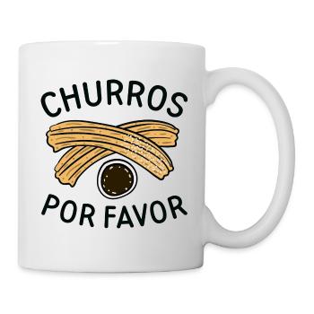 Churros Por Favor - Mug blanc - blanc - Droite
