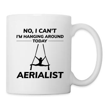 Aerial Silks Dancer Aerialist Air Yoga Acrobatics - Mug - white - Right