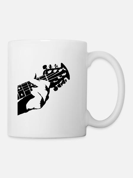 Gitarrist - Tasse - Weiß