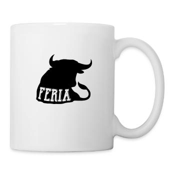 Feria logo - Mug blanc - blanc - Droite