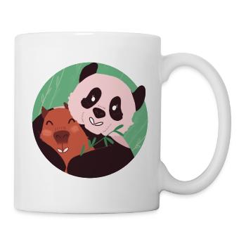 Capybara & Panda Friends - Mug - white - Right