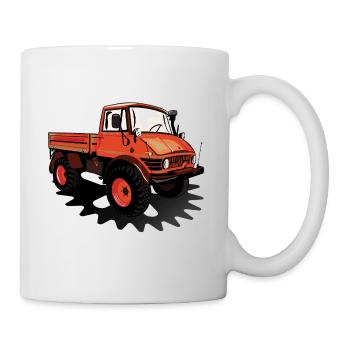 Unimog - Oldtimer - Offroad - Universal Motorgerät - Mug blanc - blanc - Droite