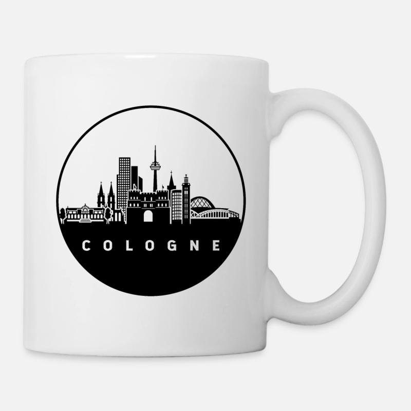 Cologne Germany Skyline - Mug - white