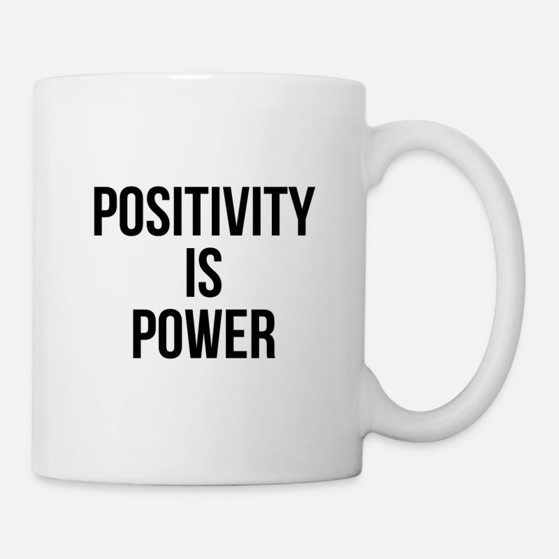 Positivity is power - Mug blanc - blanc