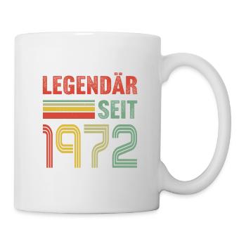 Legendär seit 1972 - Tasse - Weiß - Rechts