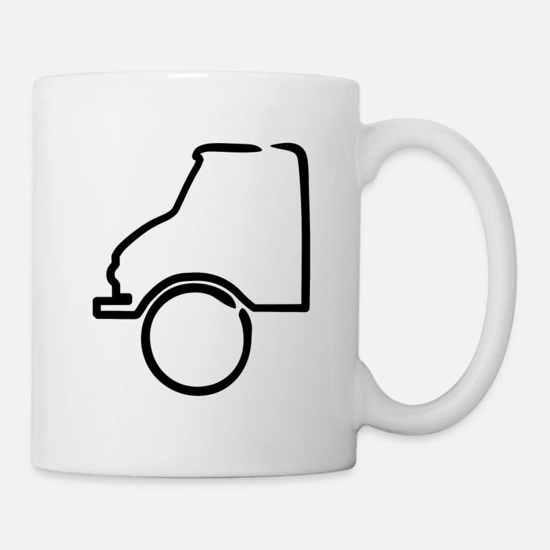 Unimog - Oldtimer - Offroad - Universal Motorgerät - Tasse - Weiß