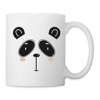 Niedliche Tiergesichter für Kinder Panda Geschenk - Tasse - Weiß - Rechts