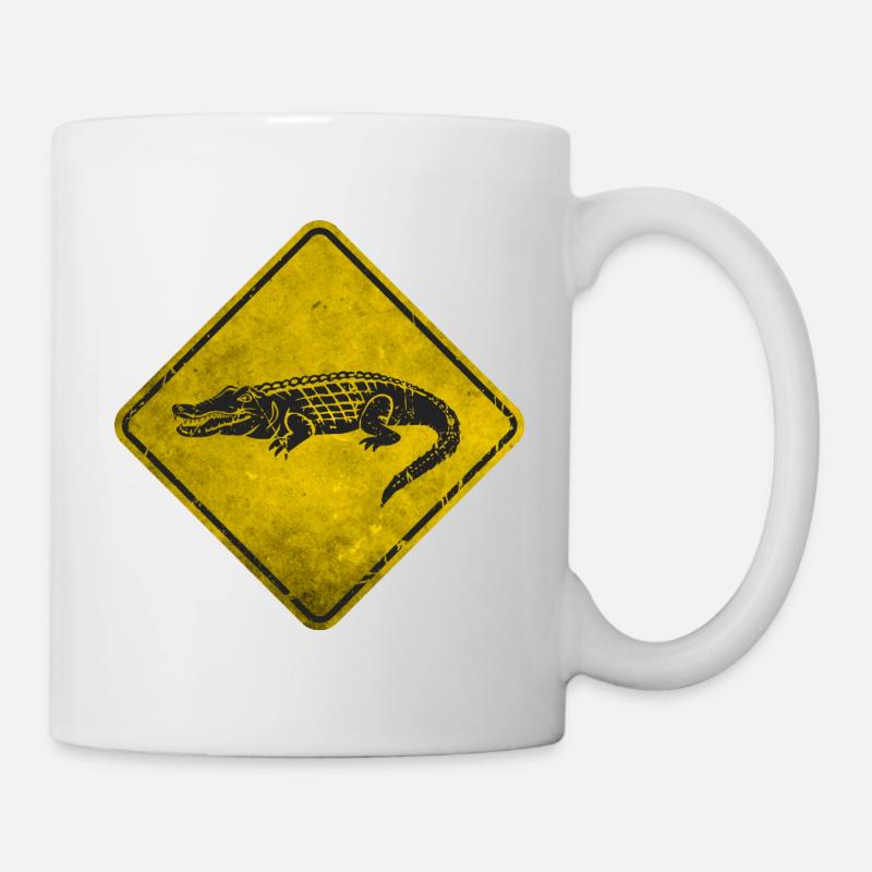 Crocodile - Tasse - Weiß