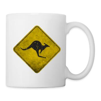 kangaroo - Mug blanc - blanc - Droite