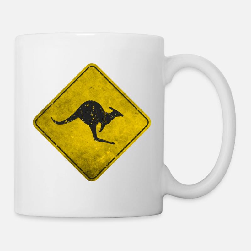 kangaroo - Mug blanc - blanc