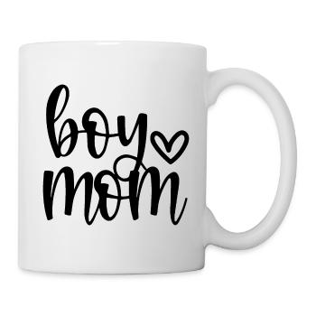 Boy Mom - Boy Mama Mom Of Boys - Mug - white - Right