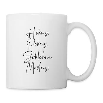 Hokus pokus sektchen modus - Tasse - Weiß - Rechts