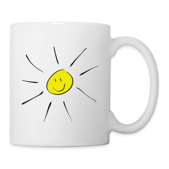 Smiling sun - Mug - white - Right
