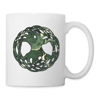 Celtic tree of life e 226 - Mug - white - Right
