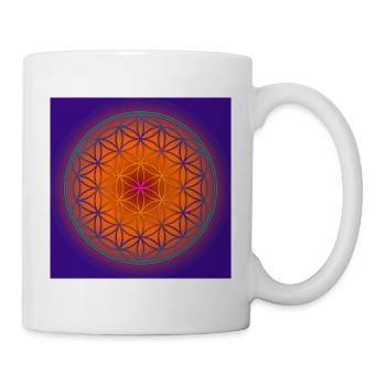 Flower of Life Solo - 4 Posters - Mug - white - Right