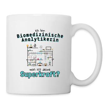 BMA superkraft Labor - Tasse - Weiß - Rechts