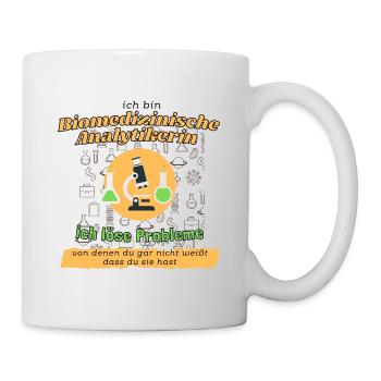 BMA ich löse Probleme - Tasse - Weiß - Rechts