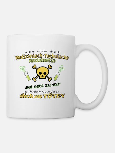 MTA sei nett zu mir - Tasse - Weiß