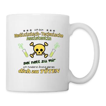 MTA MTLA lustiger Spruch - Tasse - Weiß - Rechts