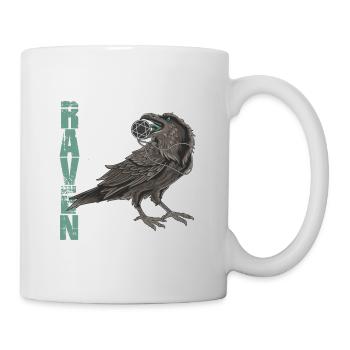 Raven - Tasse - Weiß - Rechts