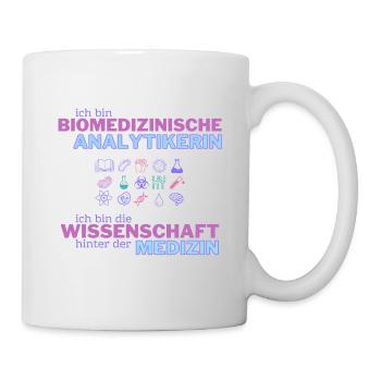 ich bin die Wissenschaft BMA - Tasse - Weiß - Rechts